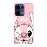 Coque de t&eacute;l&eacute;phone - Maniacase - Oppo Reno 13 5G - Silicone - Souple - Stitch Angel mignon gond rose