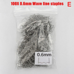 100 tk autoplasti remondi keevitusnael standardne eell&otilde;igatud laineklambrid E:100 0.6mm wave line staples