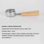 Gaggia 58mm p&otilde;hjata portafiltri hoidik Gaggia Classicule Asendusfiltri korv Naked filtrihoidja Kohvimasina tarvikud