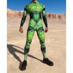 3D digitaaltr&uuml;kk Lavakost&uuml;&uuml;mid T&auml;iskasvanutele Halloweeni &Uuml;ritused Karnevali Teemapidu Cosplay Riietus M&auml;ngimine Jumpsuit Kids S-120cm