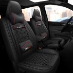 Ice Silk PU-nahast esiistmekatte t&auml;iustus Vastupidav hingav libisemiskindel nelja aastaaja universaalne kaitsega esiistmepadi(Ainult &uuml;ks istmekate) One Seat must