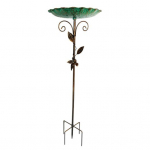 Metallist Retro Linnuvann S&ouml;&ouml;turikauss 5-harulise Vaiaga Eemaldatav Dekoratiivne Linnuvann Aia Vees&ouml;&ouml;tur Terrassi Hoovi Dekooriks