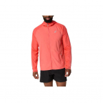 Asics Road Pakitav Soe Mugav L&otilde;tv Kapuutsiga T&otilde;mblukuga Pikkade Varrukatega Jakk Meeste Jakk Oranž 2011D084-700 2XL