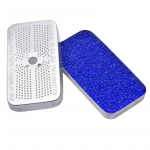 Silikageeliga niiskuse eemalduskarp auto alumiiniumkarp kuivatusaine paak korduvkasutatav niiskuskindel niiskuse eemaldaja kuivatusaine silikageelhelmed sinine