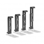 4 tk Aknakasti hoidikud Tugevad Reguleeritavad R&otilde;du Taimepoti Hoidikud Lillekasti Hoidikud Tekile