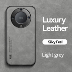 Luksuslik nahast &uuml;mbris HONOR X9A 5G X9 5G pehmest silikoonist p&otilde;rutuskindla telefoni tagakaas Huawei Honor Magic 5 4 Lite 5G jaoks for Honor X9A 5G helehall v&auml;rv