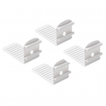 4 tk lukustusribaga voodilina hoidja, libisemiskindel voodilina nurga kinnitus, hoiab linad tihedalt, k&otilde;ik madratsisuurused, voodilina kinnitusklamber, hoidja valge