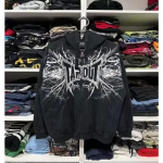 ZYLLO Y2K Cyber Grunge Emo lukuga dressipluusid Vintaaž graafiline tr&uuml;kk Kpop esteetika Gooti riided Riided S