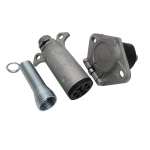 JSTwig 7 kontaktiga haagise 7 kontaktiga elektroodjuhtmestiku pistik haakeseadme pistikupesa komplekt haagise pistik s&otilde;iduki pool haagise pool (01)