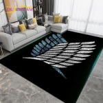 Anime Cartoon Attack on Titan Area suur vaip, vaipvaip elutuppa, magamistuba, k&ouml;&ouml;k, vannituba, uksematt, libisemiskindel p&otilde;randamatt, kingitus 40x60cm