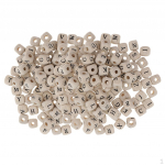 200 Pieces Wooden alphabet and letters Cube Beads for Jewelry Making DIY Necklace Bracelet 10