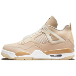 Air Jordan 4 Retro Shimmer Naiste tossud Tan Bronze-Eclipse Orange-Quartz DJ0675-200 35.5