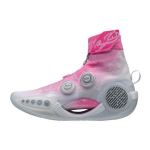Li Ning Wow 9 Wade 9 Infinity Release K&otilde;rge s&auml;&auml;rega korvpallijalatsid Naiste korvpallijalatsid Valge Roosa ABER002-2 37⅔