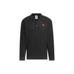 Adidas Originaalid SS24 Yst&auml;vusp&auml;eva Polo Kampsun Triibuline Vabaaja Spordi Pikkade Varrukatega Kampsun Unisex Kampsunid Must JE8279 M