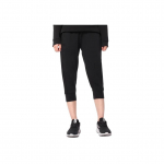 Adidas Ess 3S 3/4P Sl Naiste Treeningseeria Spordip&uuml;ksid Hingavad Niiskust Eemale Juhtivad Seitsmepunktilised Vabaaja P&uuml;ksid Naiste P&uuml;ksid Must CZ5745 L