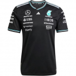 Adidas X Mercedes-Amg Petronas F1 Koost&ouml;&ouml;meeskond Vabaaja Lihtne Mugav L&uuml;hikeste Varrukatega V&otilde;idus&otilde;idu T-s&auml;rk Meeste T-s&auml;rgid Must Valge JY2607 XS