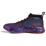Adidas D Lillard 5 l&ouml;&ouml;gisummutavad libisemiskindlad kulumiskindlad keskmise s&auml;&auml;rega korvpallijalatsid Meeste tossud Lilla Punane EF8663 40