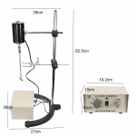 100 W 3000 p&ouml;&ouml;ret minutis topeltjuhtimisega mikser Elektriline laborisegisti peasegisti Reguleeritav jaguriga segamismasin mikserid Laborisegisti