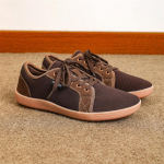 Uued Unisex laiemad jalatsid hingavad v&otilde;rkkangast meeste paljajalu laia varbaga jalan&otilde;ud, br&auml;ndi Flats Soft Zero Drop Tald laiema varbaga tossud suur suurus 38