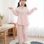 Laste pidžaamad kevadised ja s&uuml;gisesed &otilde;hukesed konditsioneeriga koduriided t&uuml;drukute kost&uuml;&uuml;mid printsessi stiilis suured puuvillased laste &uuml;likonnad 160cm