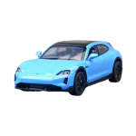 1/36 Porsche Taycan Turbo S Cross Turismo Sulamist Automaalmudel Heli ja Valgusega T&otilde;mmatav Tagasi Laste M&auml;nguasi Kogumisobjekt S&uuml;nnip&auml;evakingitus sinine