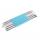 1 Set 6pcs Professional Solder Assist Disassembly Tools Soldering Aid Repair Double sided Blue
