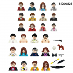 Linnategelased Tegevusfiguurid Ehituskivid Politseinik &Otilde;petaja Tulet&otilde;rjuja Amet Minikujukesed Nukud Tellised Komplekt Lastele M&auml;nguasjad