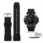 24mm Must Kummist Kellarihm Casio PRG-600/600Y PRG-650/650Y Wachband PRW-6600 GA 2000 Uhrenarmband Veekindel K&auml;ev&otilde;ru 24mm
