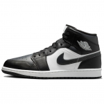 Jordan 1 Mid Off Noir Toe Jordan DQ8426-010 44.5 must valge v&auml;rv