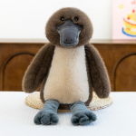 Uus džunglilooma pika k&otilde;rvaga eesel nokkloom emotsionaalselt rahustav pehme m&auml;nguasi nukk laste nukk s&uuml;nnip&auml;evakink 44cm (0.37kg) full length