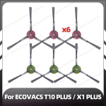 &Uuml;hilduv ECOVACS T10 PLUS / X1 PLUS Asendus k&uuml;lgpintsli HEPA-filtri mopp-padja tolmukoti varuosadega gray