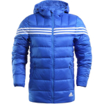 Adidas Sporditreeningu seeria triibuline mugav lukuga pusa Jakid Meeste Jakid Sinine AB4629 S
