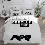 M&auml;ngu tekikott Gorilla Tag padjap&uuml;&uuml;r Voodipesukomplekt T&auml;iskasvanud Poiss T&uuml;druk Magamistoa kaunistus Lapsed &Uuml;ksik Kahekohaline Suur suurus EU single(135x200cm)