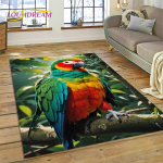 V&auml;rviline Papagoi Aara Budgerigar Lind Vaip Vaip Kodu Elutuba Magamistuba Diivan Uksematt Dekoratsioon, Lasteala Vaip Libisemiskindel P&otilde;randamatt 60*90cm
