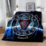 3D S-Scania veoauto Prinditud tekk Piknikutekk Soojad flanelltekid Kodu voodipesu tekid vooditele S&uuml;nnip&auml;evakingitus 80x60in