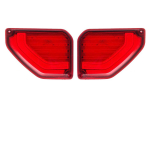 LED-tagatulede komplekt, vintage stiilis, pidurituli Iveco bussidele ja tarbes&otilde;idukitele punane/merevaigukollane