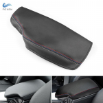 LHD/RHD For BMW 3 Series F30 2013 - 2016 2017 2018 red blue gray line Center Console Armrest Box Leather Cover Inner