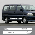 Autokleebised Toyota Hiace 200 300 Kaubikubuss Sport DIY Graafikatriibud Stiilis Vin&uuml;&uuml;lfilm Kleebis Ukse K&uuml;lgkaane Auto For 200 SWB