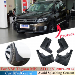 Poriklapid autole Volkswagen VW Tiguan MK1 AD1 5N 2007 ~ 2015 Porilauad Porilaud Porikaitse Pritsmeporikaitse Auto Styline Ees 4 pcs - Mudguards