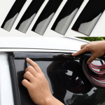 Must liist kroomliist aknapeeglite kaitseraua veoautodele kroomitud autode viimistlus PVC kroomliistud auto joon 3 meters