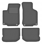 Dywaniki samochodowe welurowe grafitowe do: VW Jetta IV sedan, kombi (1998-2005)