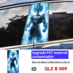Anime Son Goku Autokleebised Auto B-piilari Vin&uuml;&uuml;lkleebised Veekindel Auto Keskpiilari Kleebise Kate Kriimustuste Kaunistused Tarvikud 009
