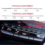 Mercedes Benz E klass W212 konsooli jaoks kliimaseadme nuppude dekoratiivliistud 2008-2015 matt autotarvikud 4-1 matte