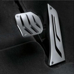 2 tk roostevabast terasest + kummist gaasipedaal BMW M-seeria M2 jaoks (F87) M3 (F80) M4 (F82/F83) M5 (F10) M6 (F12/F13) Clutch pedal
