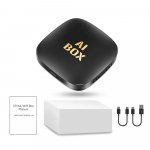 Nutikas Mini AI-boks 2+32 GB Android 10 Toetab Netflixi, YouTube'i, juhtmevaba Carplay'd Sobib 99%-le autodele, millel on juhtmega Carplay sinine kelluke v&auml;rv