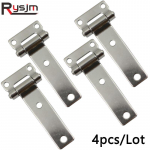 4pcs Marine Grade Stainless Steel T Type Container Hinge Forged Truck Vehicle Hinge for boat accessories marine for wooden cases as the picture shown