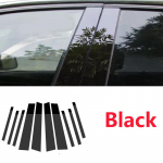 Volkswagen VW Tiguan L Tarvikud R-Line 2017~ Pika teljevahega MK2 10tk Aknaliistude Kate B C-piilarite Katted Kleebised Tarvikud must