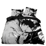 Jujutsu Kaisen Voodipesu KollektsioonSatoru Gojo Voodipesu Kollektsioon Teismelistele Poistele T&auml;iskasvanutele Kuulus Anime Tekikoti Kollektsioonid 140x210cm 2pcs