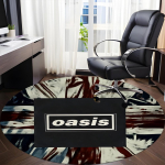 1 tk Oasis Band Tooli Vaip Kontorisse Libisemisvastane, Kerge, Masinpestav Vaip Kontori P&uuml;hadekaunistuseks 100cm