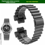 Casio G-SHOCK seeria jaoks Must S&otilde;dalane GST-B400 modifitseeritud terasrihm roostevabast terasest kellarihm meeste trendikad aksessuaarid GST-B400mm